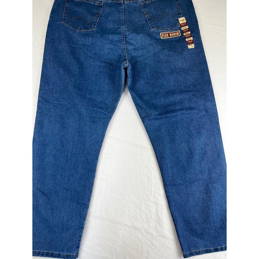 Mens Blue Wrangler NWT size 46 inseam 32 flex Denium - Picture 3 of 10